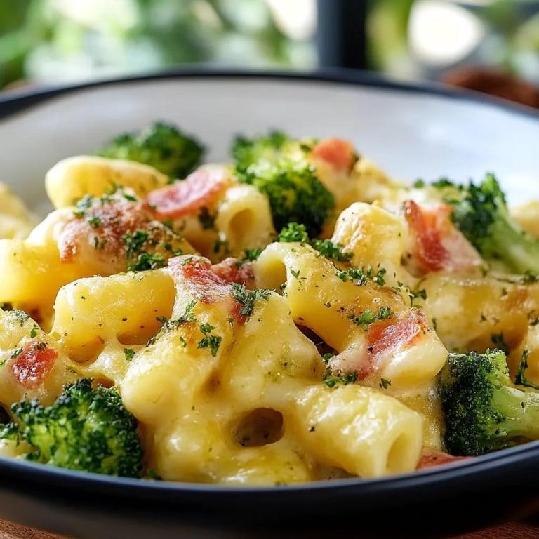 Schinken-Brokkoli-Nudeln