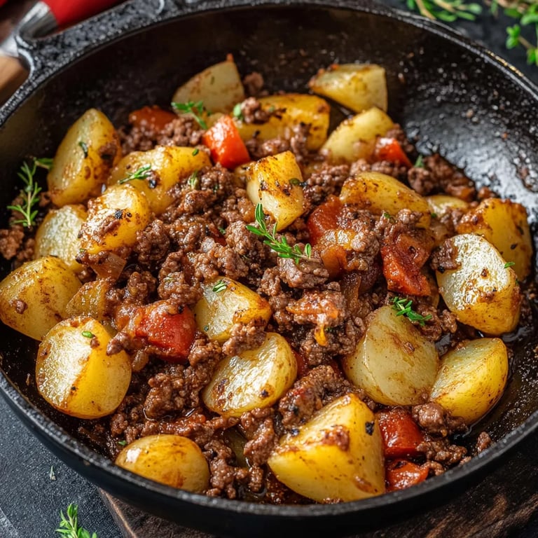 Easy Ground Beef Potato Dinner