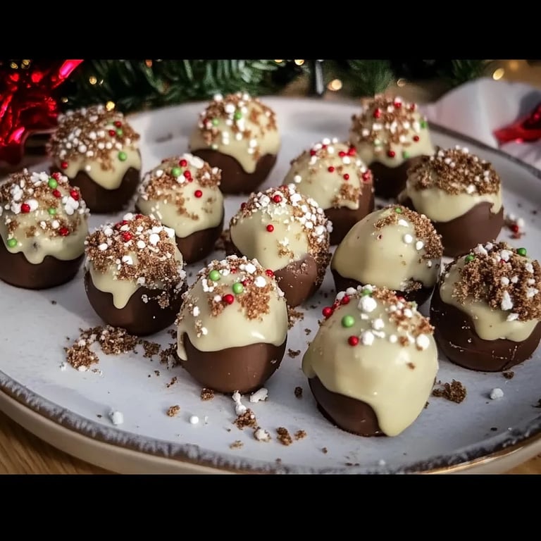Biscoff Christmas Truffles