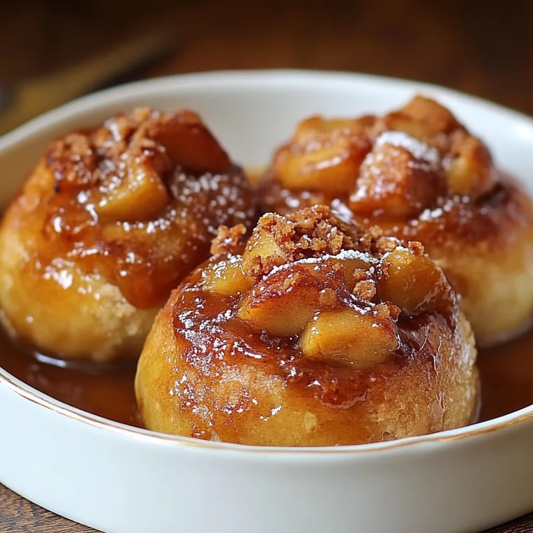 Simple Caramel Apple Pie Bombs