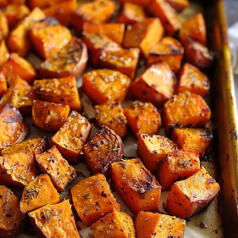 Crispy Roasted Sweet Potatoes