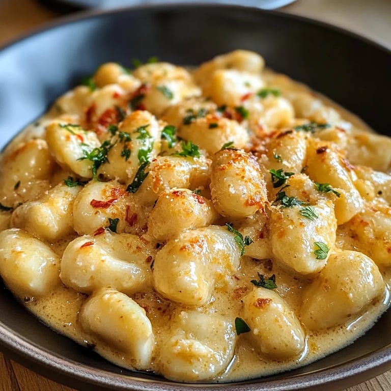 Cremige Gnocchi-Pfanne mit Hähnchen