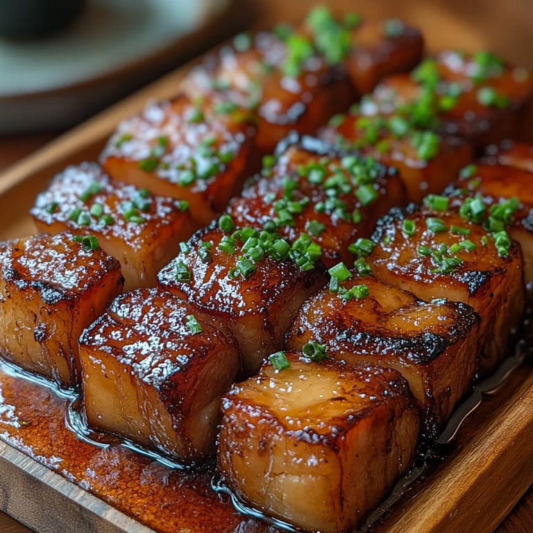 Puntas de Panceta de Cerdo Caramelizadas Rápidas al Horno: La Última Delicia Increíble