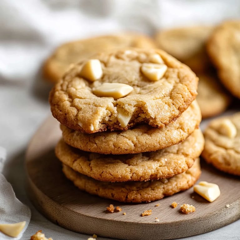 Weiße Schokoladen Macadamia Cookies