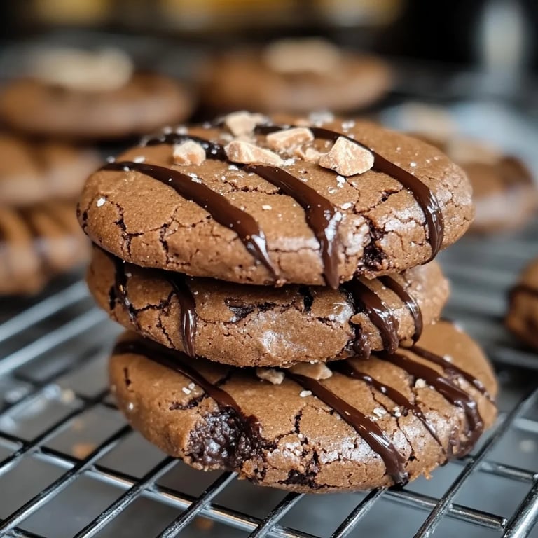 Galletas de chocolate y café