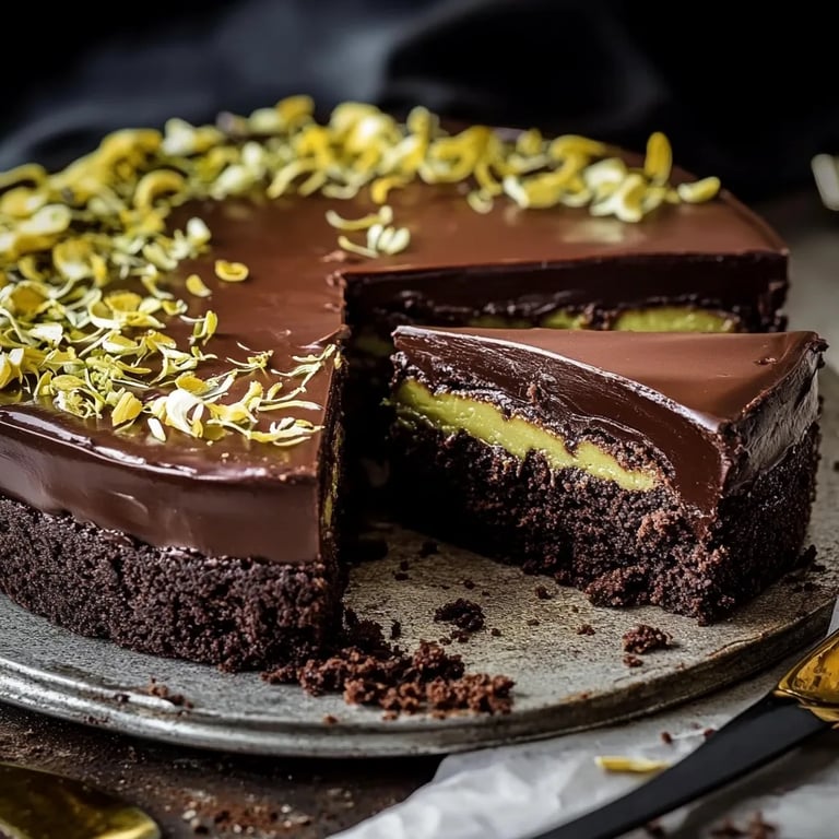 Easy To Make Dubai Chocolate Cake