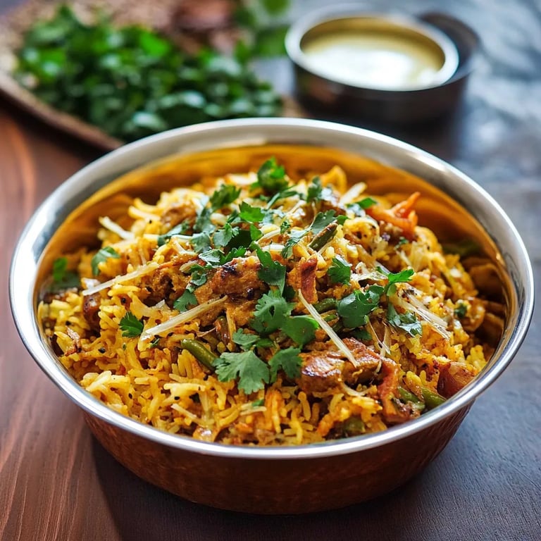 Kycklingbiryani: Ett fantastiskt ultimatum för festligheter
