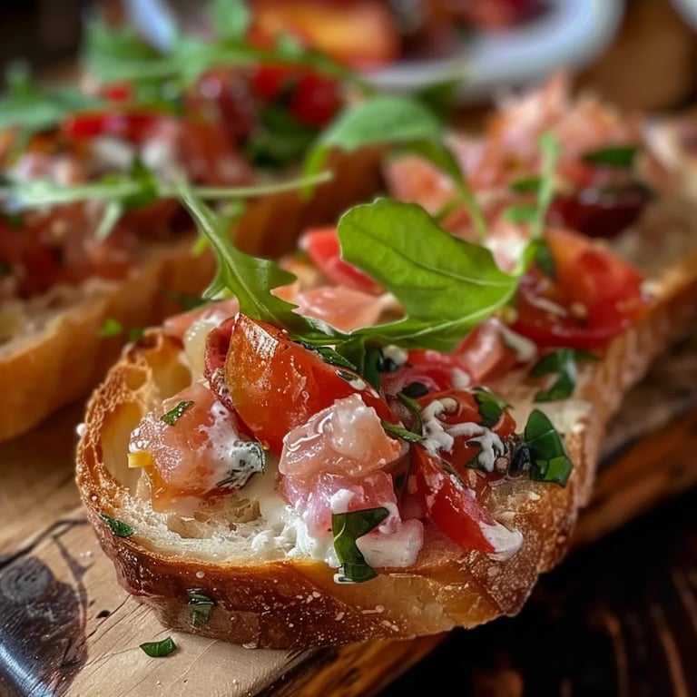 Weihnachtliche Bruschetta