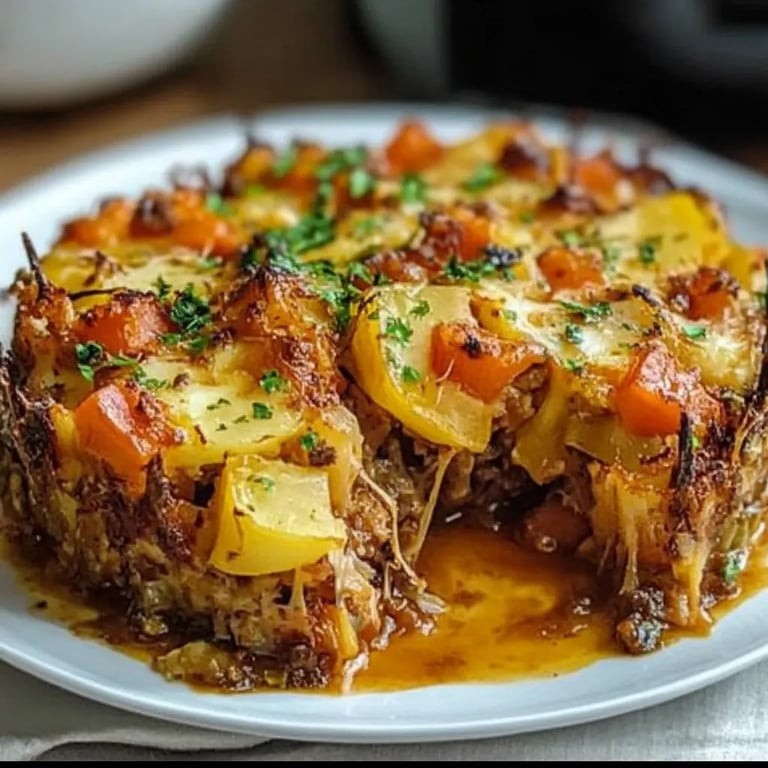 Hackfleisch-Kartoffel-Auflauf