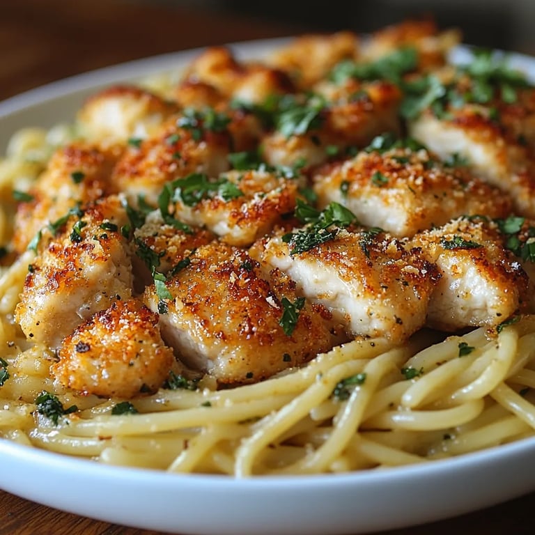 Crispy Parmesan Chicken Over Pasta: An Incredible Ultimate Recipe That Will Amaze You