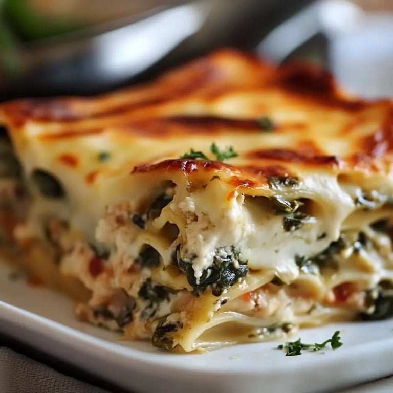 Chicken And Spinach Lasagna