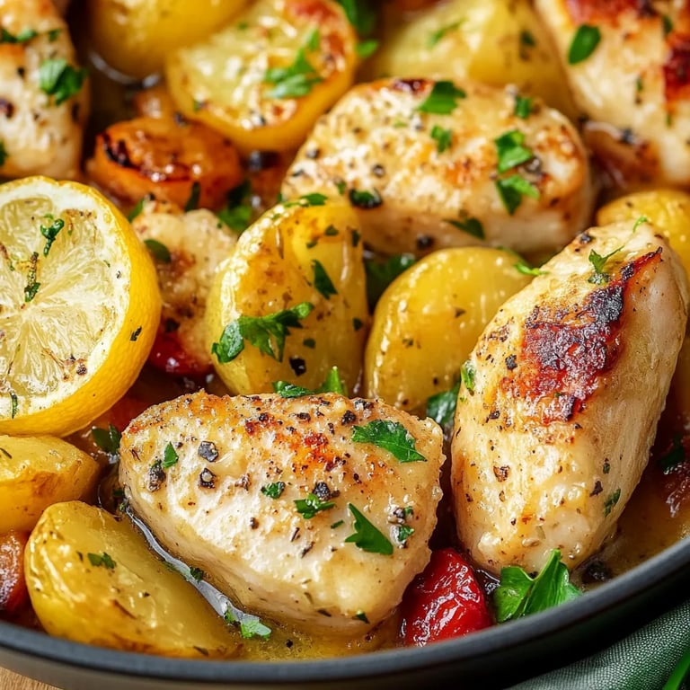 Einfaches Zitronenhühnchen