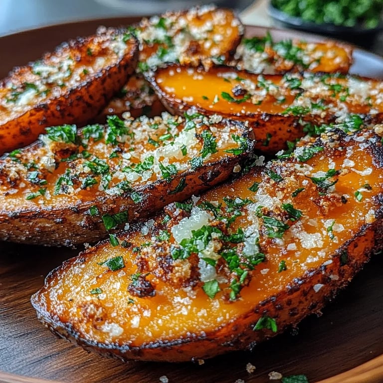 Garlic Parmesan Sweet Potato Wedges: An Amazing Ultimate Recipe