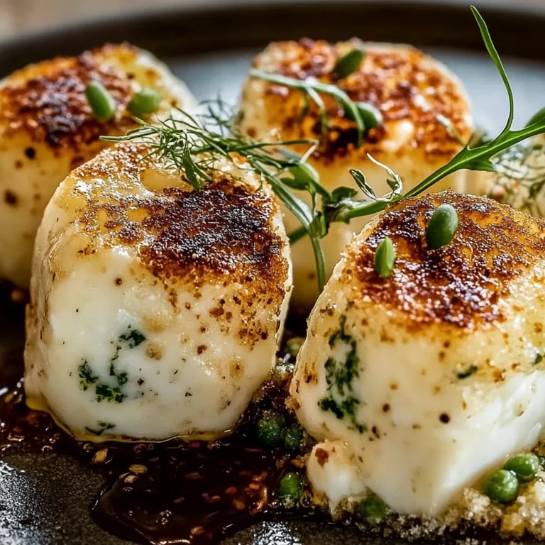 Blumenkohl-Mozzarella-Bällchen