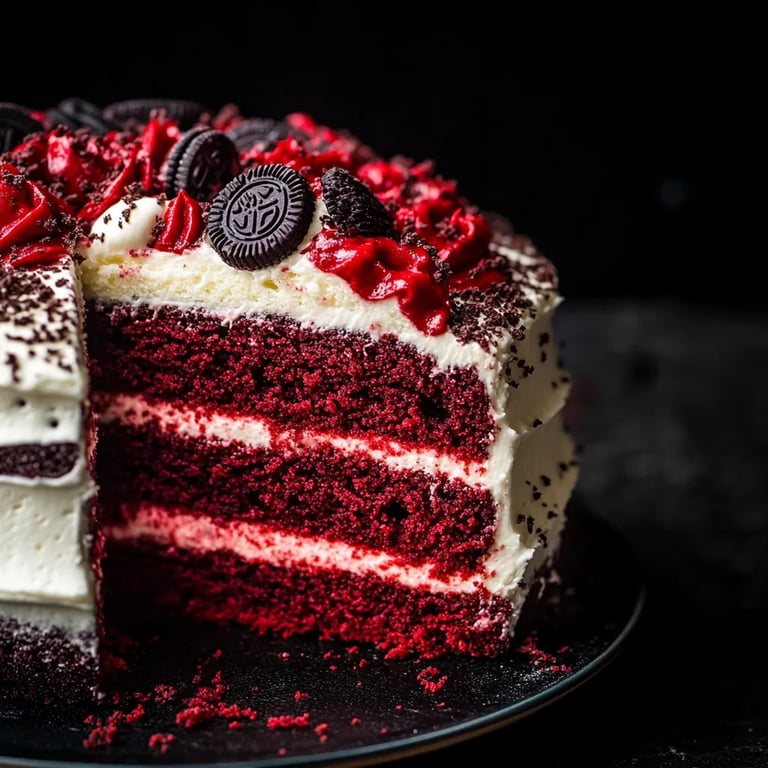 Oreo Red Velvet Cake
