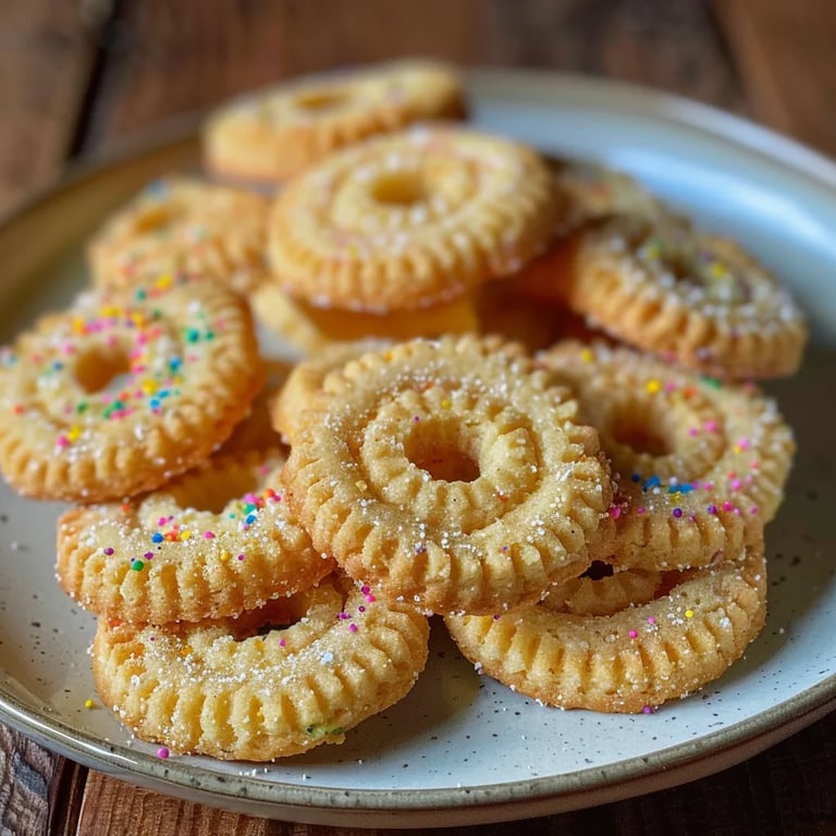 Spritzgebäck mit Marzipan