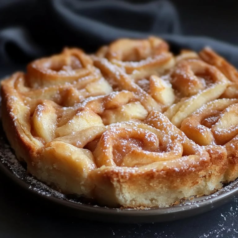 Apfel-Zimtschnecken-Kuchen