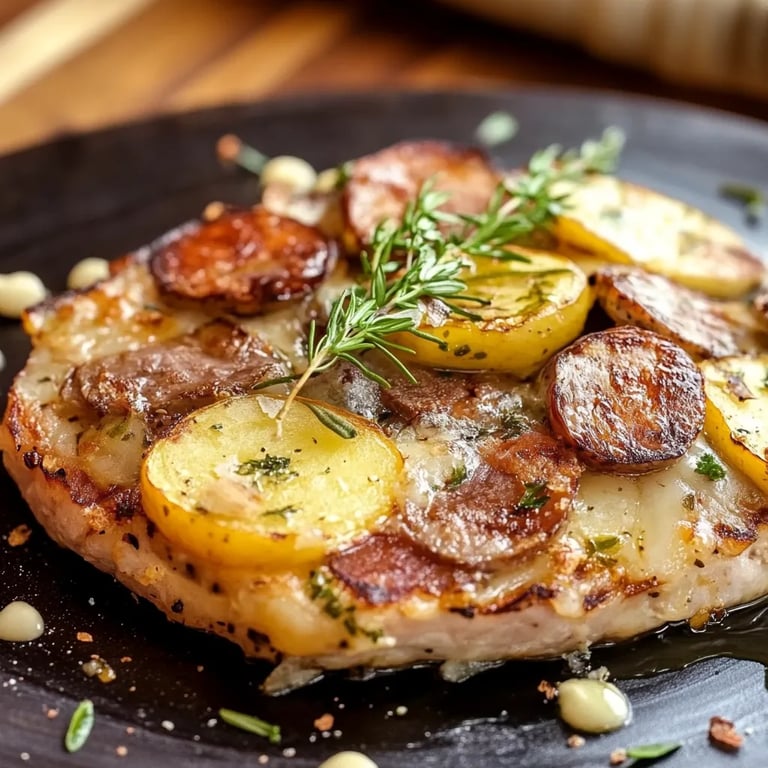 Klassisches Bauernfrühstück mit Schinken