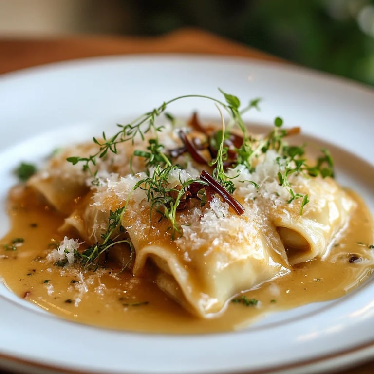 Entenconfit-Ravioli