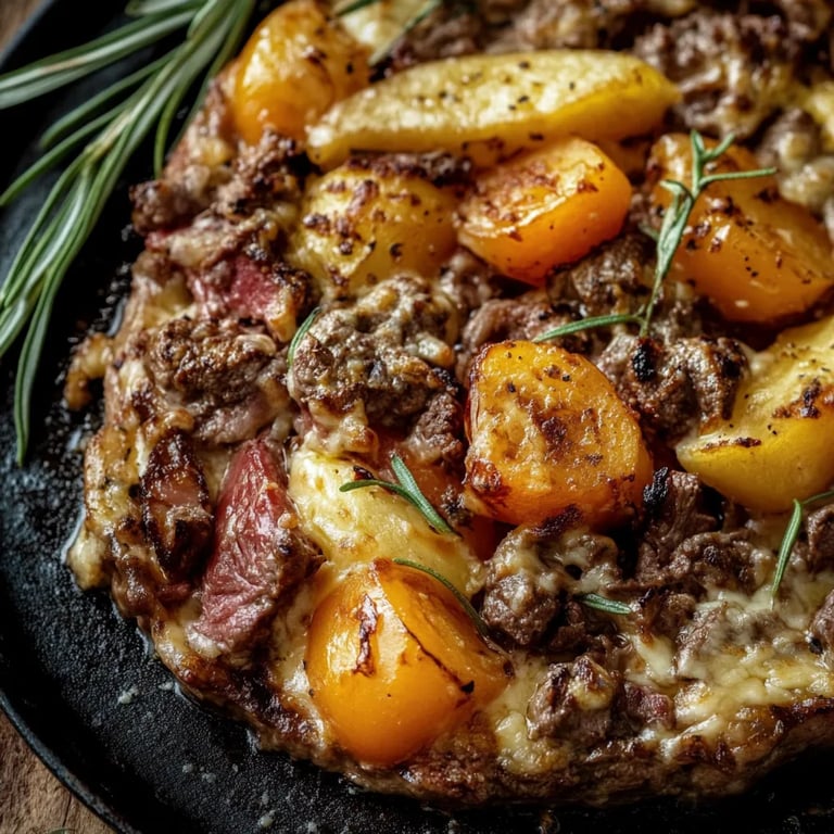 Kürbis-Hackfleisch-Auflauf