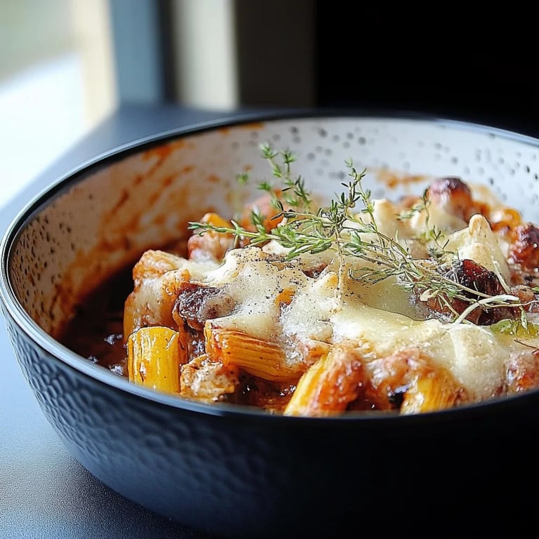 Sannes Makkaroni-Hähnchen-Auflauf