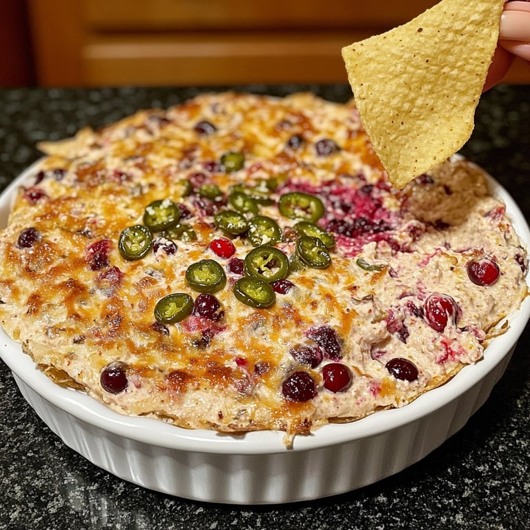 Quick Cranberry Jalapeno Dip