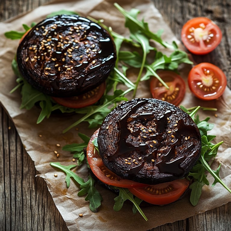 Balsamic Portobello Burgers