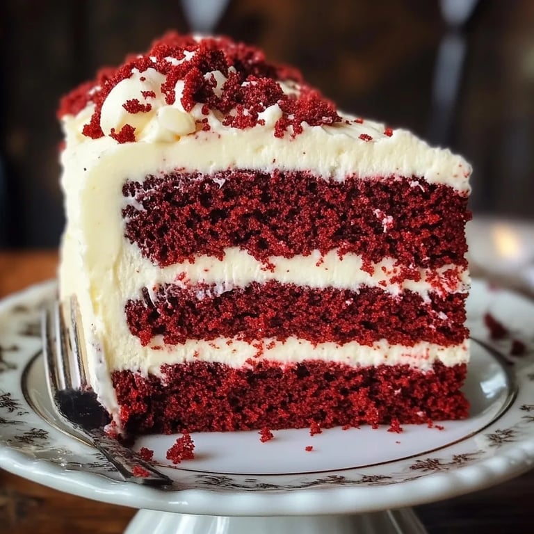 Red Velvet Cake with Extra Icing!