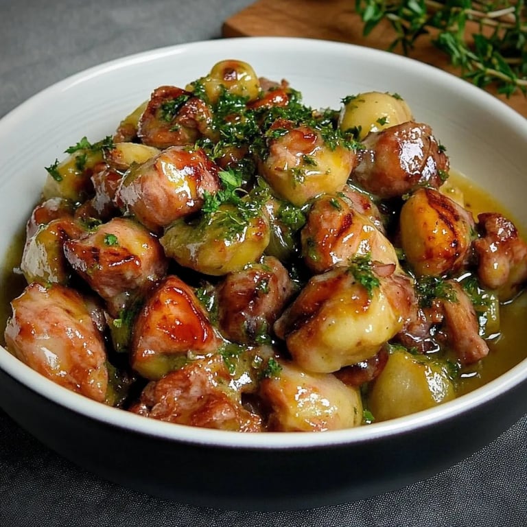 Rosenkohl mit Rinderschinken