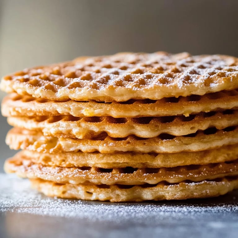 Hausgemachte Stroopwafels