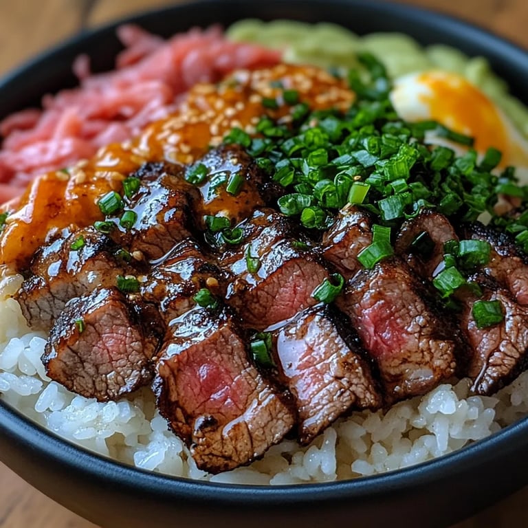 <p>Koreanische BBQ-Steak-Reisschalen: Ein Unglaubliches Ultimatives Rezept für 4 Personen</p>