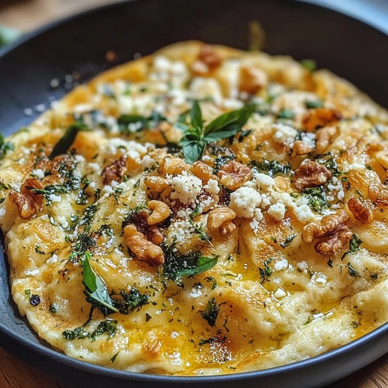 Kürbis-Spätzle mit Walnüssen und Salbei