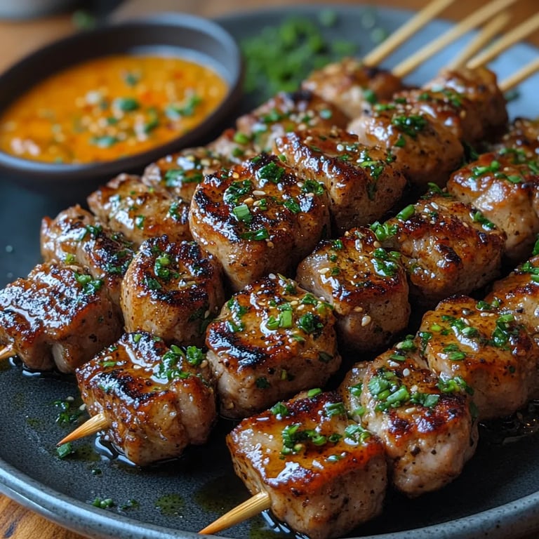 Brochetas de Filete con Sésamo y Jengibre: Una Increíble Receta Última