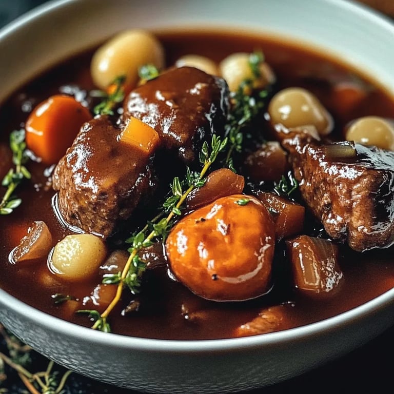 Rosenkohleintopf mit Hackbällchen