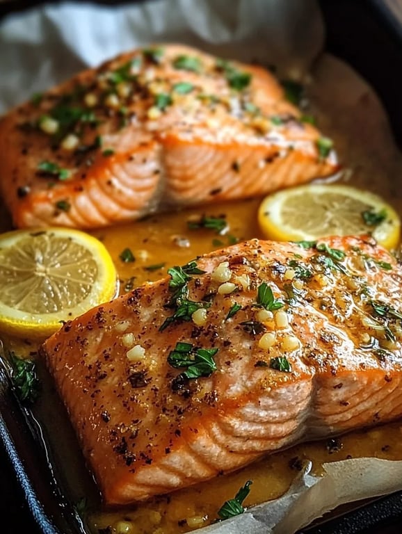 Garlic Butter Lemon Salmon
