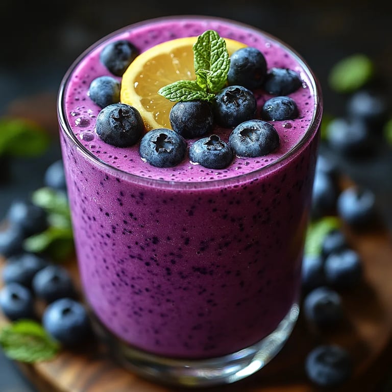 Smoothie Anti-Inflammatoire aux Myrtilles : Une Recette Incroyable Ultime