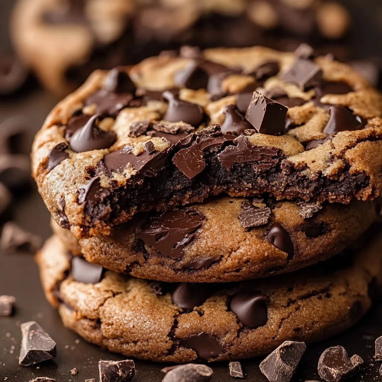 Schokoladenkekse mit Schokostückchen