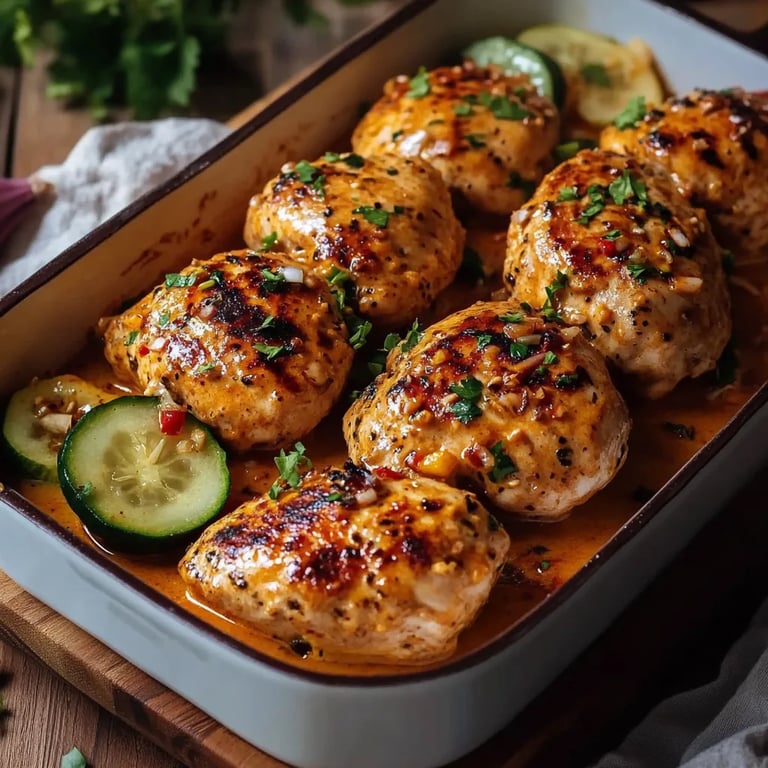 Hähnchenbrust mit Gemüse