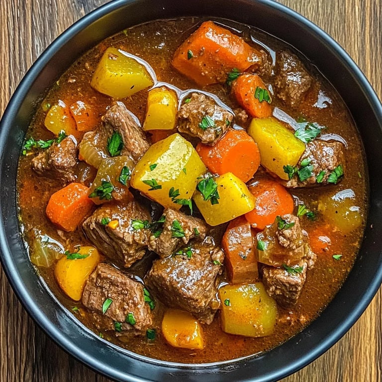 Crockpot Summer Beef Stew