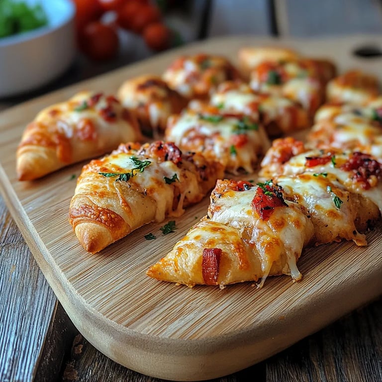 Croissants Apéritifs Façon Pizza : Une Recette Incroyable Ultime