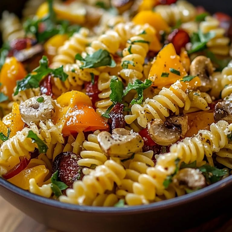 Fall Harvest Pasta Salad