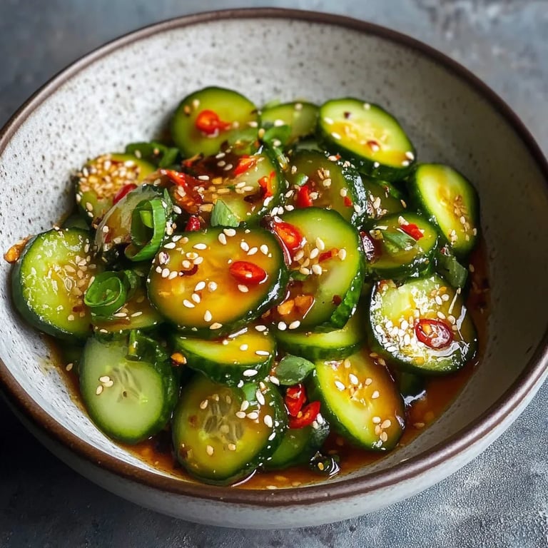 Easy Asian Cucumber Salad Recipe
