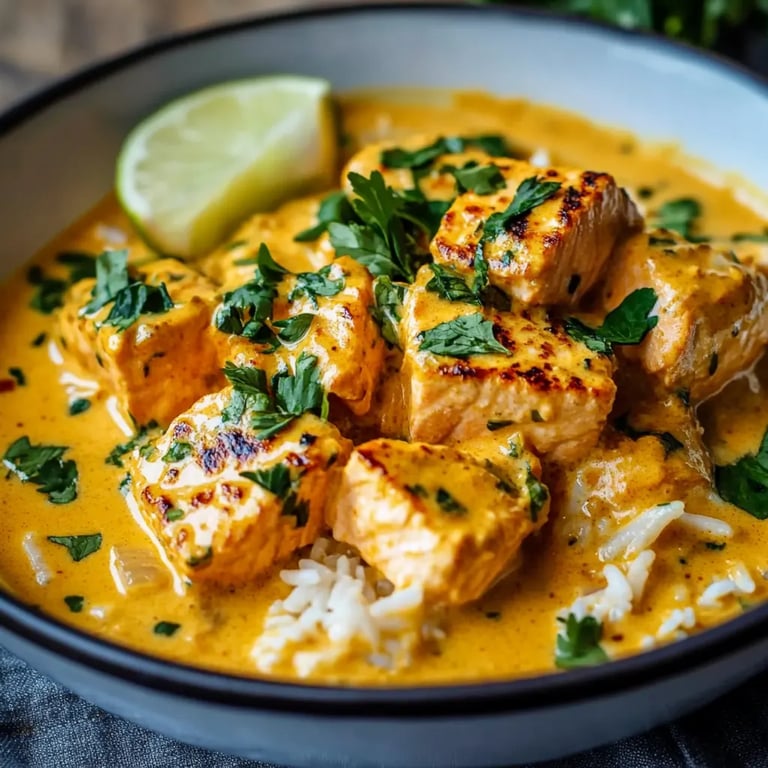 Creamy Coconut Salmon Curry