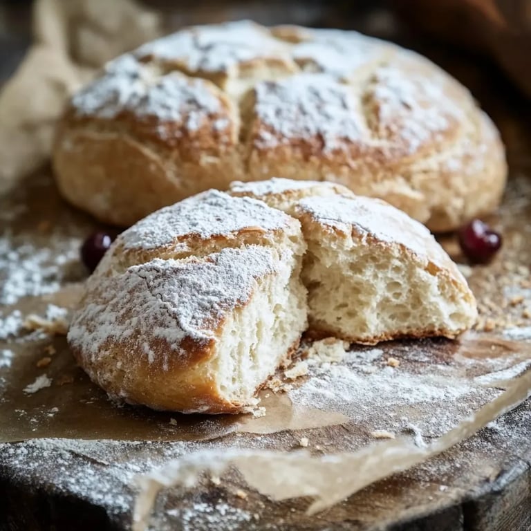 Stollenkonfekt mit Quark
