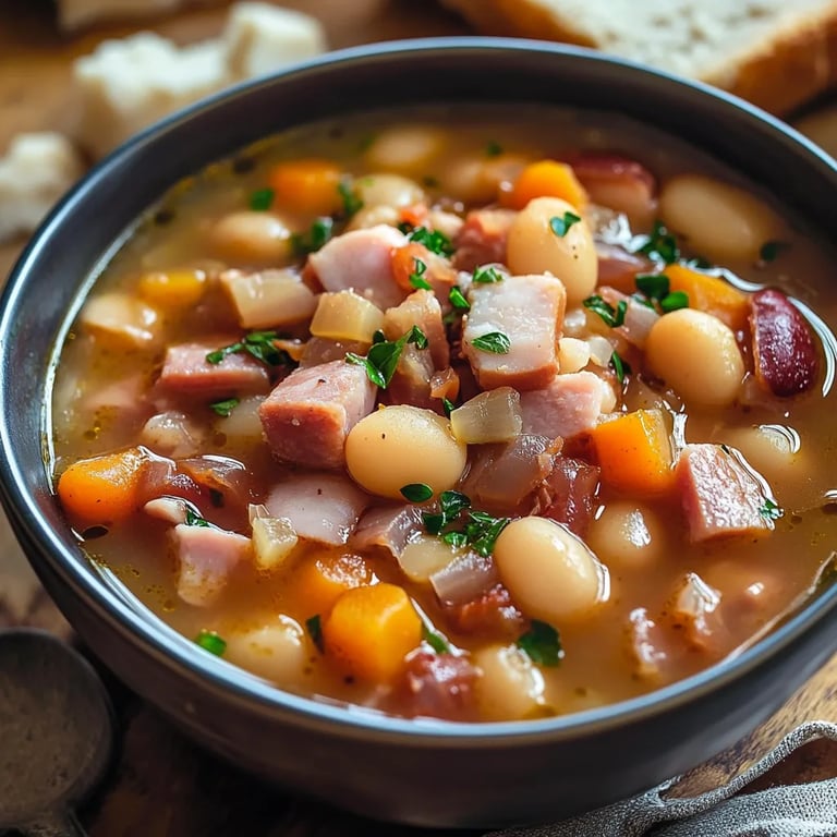 Old-Fashioned Ham and Bean Soup