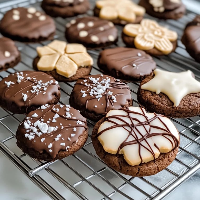 Galletas de chocolate y café