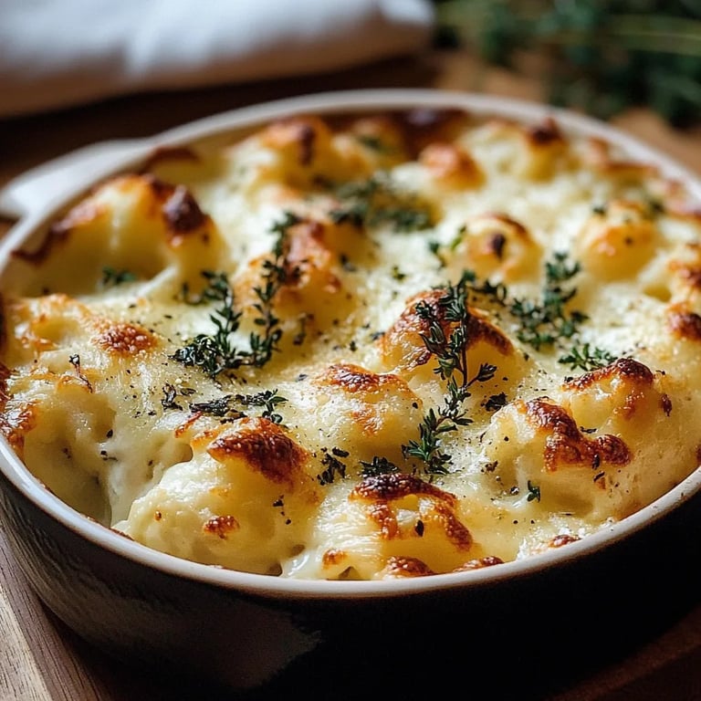 Backofen Blumenkohl mit Käse