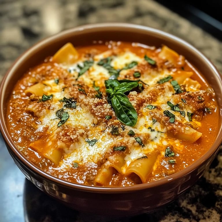 Easy Viral Lasagna Soup (One Pot!)