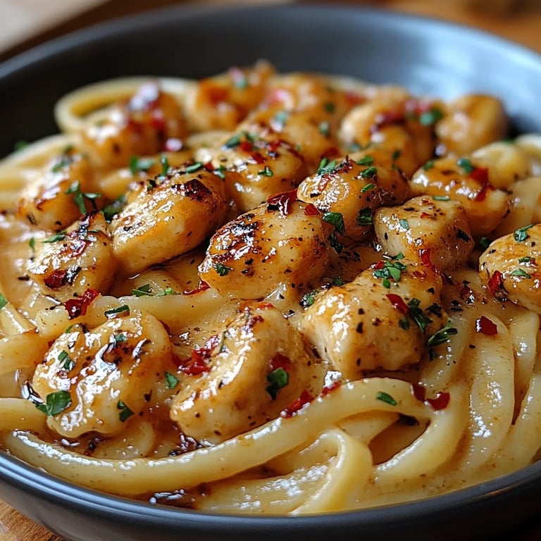 Einfaches Honig-Pfeffer-Hähnchen-Pasta: Ein Unglaublich Essenzielles Rezept für 4 Personen