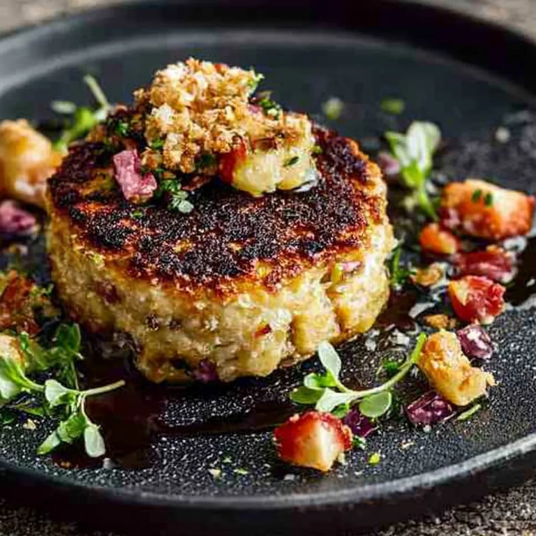 Knusprige Blumenkohl-Frikadellen